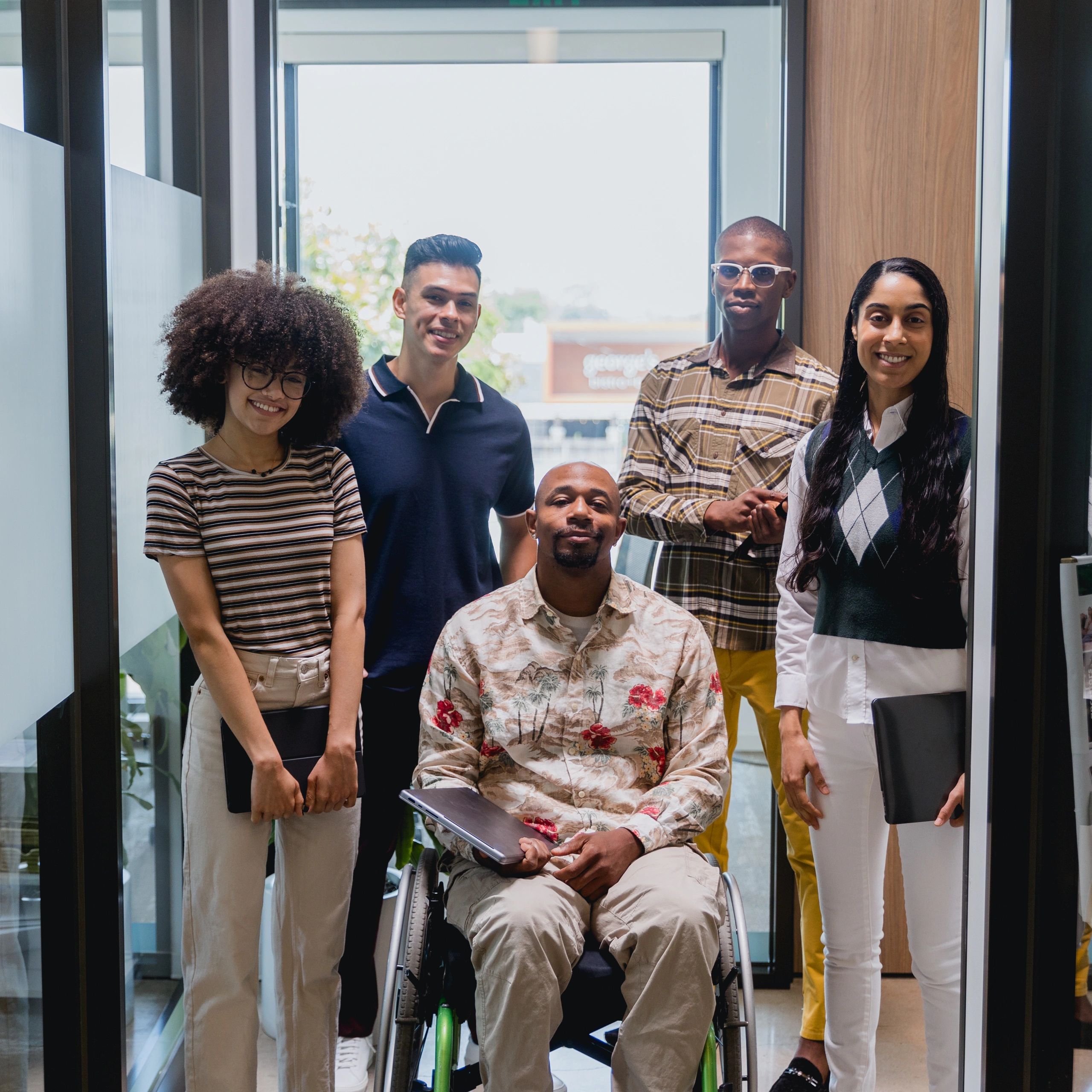 Healthcare team portrait representing pulmonary rehabilitation staff